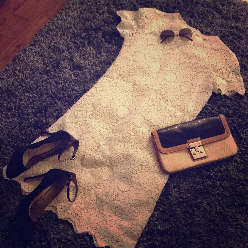Tory Burch Trixy cream lace dress